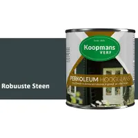 Koopmans Verf Koopmans Perkoleum Hoogglans Dekkend – Robuuste Steen – 2,5 l – Dekkende Beits Buiten – Schutting, Gevel & Tuinhout