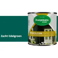 Koopmans Verf Koopmans Perkoleum Zijdeglans Dekkend – Houtverf Buiten – Dekkende Beits voor Schutting & Gevel – Elastisch & Weerbestendig – 2,5 l – Zacht Edelgroen