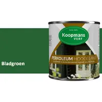 Koopmans Verf Koopmans Perkoleum Hoogglans Dekkend – Bladgroen – 2,5 l – Dekkende Beits Buiten – Schutting, Gevel & Tuinhout
