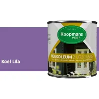Koopmans Verf Koopmans Perkoleum Zijdeglans Dekkend – Houtverf Buiten – Dekkende Beits voor Schutting & Gevel – Elastisch & Weerbestendig – 2,5 l – Koel Lila
