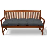 Beautissu Bankkussen Flair BK – Zitkussen Tuinkussen 180x50x8 cm grafiet grijs - kussen voor tuinbank