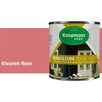 Koopmans Verf Koopmans Perkoleum Zijdeglans Dekkend – Houtverf Buiten – Dekkende Beits voor Schutting & Gevel – Elastisch & Weerbestendig – 2,5 l – Klassiek Roze