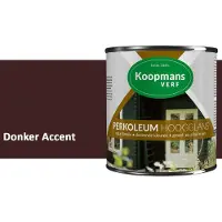 Koopmans Verf Koopmans Perkoleum Hoogglans Dekkend – Donker Accent – 2,5 l – Dekkende Beits Buiten – Schutting, Gevel & Tuinhout