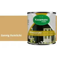 Koopmans Verf Koopmans Perkoleum Zijdeglans Dekkend – Houtverf Buiten – Dekkende Beits voor Schutting & Gevel – Elastisch & Weerbestendig – 750 ml – Zonnig Duinlicht