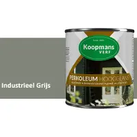 Koopmans Verf Koopmans Perkoleum Hoogglans Dekkend – Industrieel Grijs – 750 ml – Dekkende Beits Buiten – Schutting, Gevel & Tuinhout