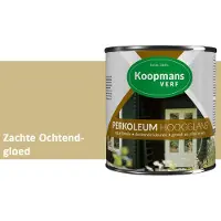 Koopmans Verf Koopmans Perkoleum Hoogglans Dekkend – Zachte Ochtendgloed – 2,5 l – Dekkende Beits Buiten – Schutting, Gevel & Tuinhout