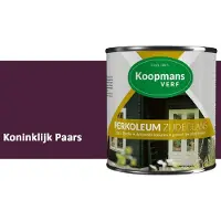 Koopmans Verf Koopmans Perkoleum Zijdeglans Dekkend – Houtverf Buiten – Dekkende Beits voor Schutting & Gevel – Elastisch & Weerbestendig – 750 ml – Koninklijk Paars