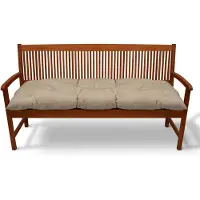 Beautissu Bankkussen Flair BK – Zitkussen Tuinkussen 150x50x8 cm natuur - kussen voor tuinbank