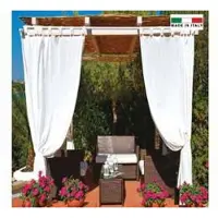 Briconess Waterafstotende tent voor gazebo, afmetingen 140 x 270 cm (hoogte), kleur: wit