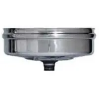 Briconess Tappo voor condensafvoer, gemaakt van roestvrij staal AISI 304, enkelwandig, dikte 0,5 mm, diameter 120 mm