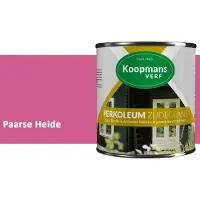 Koopmans Verf Koopmans Perkoleum Zijdeglans Dekkend – Houtverf Buiten – Dekkende Beits voor Schutting & Gevel – Elastisch & Weerbestendig – 750 ml – Paarse Heide