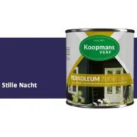 Koopmans Verf Koopmans Perkoleum Zijdeglans Dekkend – Houtverf Buiten – Dekkende Beits voor Schutting & Gevel – Elastisch & Weerbestendig – 750 ml – Stille Nacht
