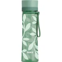 Zoku - Drinkfles 600 ml Green Leaf - Polypropyleen - Groen