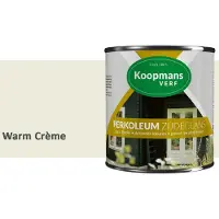 Koopmans Verf Koopmans Perkoleum Zijdeglans Dekkend – Houtverf Buiten – Dekkende Beits voor Schutting & Gevel – Elastisch & Weerbestendig – 750 ml – Warm Crème