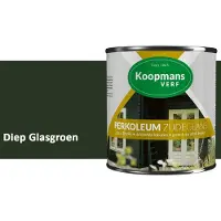 Koopmans Verf Koopmans Perkoleum Zijdeglans Dekkend – Houtverf Buiten – Dekkende Beits voor Schutting & Gevel – Elastisch & Weerbestendig – 2,5 l – Diep Glasgroen