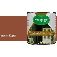 Koopmans Verf Koopmans Perkoleum Hoogglans Dekkend – Warm Koper – 750 ml – Dekkende Beits Buiten – Schutting, Gevel & Tuinhout