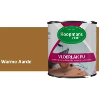 Koopmans Verf Koopmans Vloerlak PU Zijdeglans – Slijtvaste Lak voor Houten Vloeren, Trappen & Meubels – Krasvast – Binnen – Warme Aarde – 1,5 l