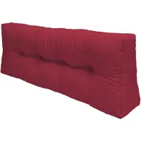 Beautissu Elements – Palletkussen 120x40cm - Rugkussen Rood in Matraskussen Kwaliteit