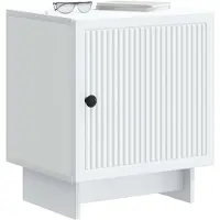 vidaXL Nachtkastje 2 st Wit 43 x 34,5 x 50 cm Bewerkt hout