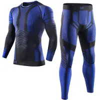 MEETWEE Basislaag 'Seamless Thermal Underwear' blauw