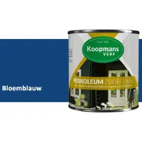 Koopmans Verf Koopmans Perkoleum Zijdeglans Dekkend – Houtverf Buiten – Dekkende Beits voor Schutting & Gevel – Elastisch & Weerbestendig – 2,5 l – Bloemblauw