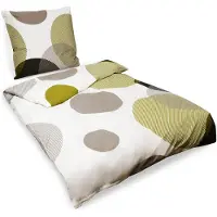 Beautissu Nela, versterkte kwaliteit, 155x220 + 80x80 cm, meerkleurig, 2-delig, dekbedovertrek