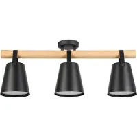 Eglo Plafondlamp Boyle Zwart 3xe27 10w
