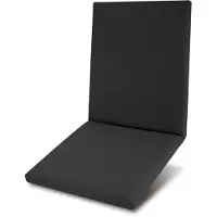 Beautissu QD-NL – Premium Tuinstoelkussens Lage Rug 105x48 cm – 100% Waterdicht – Weerbestendig – Sneldrogend – UV-bestendig – Antraciet