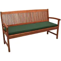 Beautissu Loft BK Bankkussen 120 x 48 x 5 cm Tuinbank Kussens - Kussen voor Tuinmeubelen - Zitkussen of Rugkussen - Donkergroen