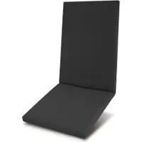Beautissu QD-HL – Premium Tuinstoelkussens Hoge Rug 122x48 cm – 100% Waterdicht – Weerbestendig – Sneldrogend – UV-bestendig – Antraciet