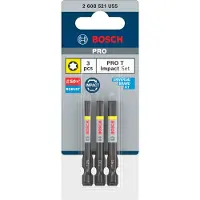 Bosch PRO T Impact bits | T25 | T30 | T40 | 55 mm | 3 stuks - 2608521U55