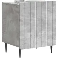 vidaXL Nachtkastje Betongrijs 43 x 34,5 x 52 cm Bewerkt hout
