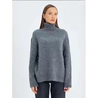 MixRay Losse Pas Turtleneck Gebreide Trui