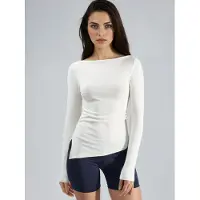 Busem Boothals Katoenen Blouse