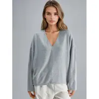 Busem V-hals Lange Mouwen Blouse