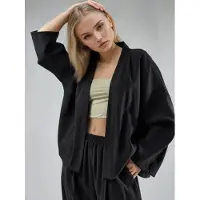 Busem Lange Mouwen Losse Pasvorm Kimono