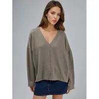 Busem V-hals Lange Mouw Blouse