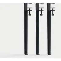TIPTOE Set van 3 of 4 Tafelpoten - 43 cm Graphite Black | Set of 3