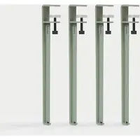 TIPTOE Set van 3 of 4 Tafelpoten - 43 cm Eucalyptus Grey | Set of 4