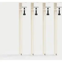 TIPTOE Set van 3 of 4 Tafelpoten - 43 cm White Cream | Set of 4