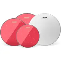 Evans Hydraulic Red Rock Pack (10"12"16") & 14" UV1 Snare Batter