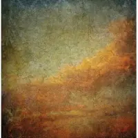 Marburg Fotobehang Cracquelé - Burned Orange - Vergrijsd Groen - Terra - Grijs - 2,70m X 265cm
