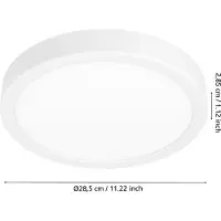 Eglo Argolis 2, LED, Niet vervangbare lichtbron, 3000 K, 2400 lm, IP44, Wit