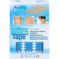 AcuTop - Gittertape / Cross tape Small - Type A Blauw - 180 stuks