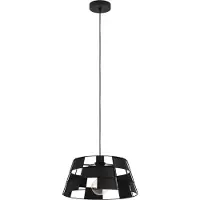 Eglo Zwarte hanglamp Pontefract Ø 42cm