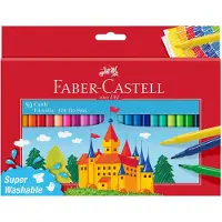 Faber-Castell Tuschen - Kinder - 50 st. - Bunt - - One Size - Filzstifte