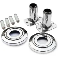 W'eau RVS Verankeringsset zwembadtrap - AISI 316