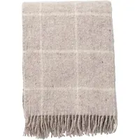 Klippan Vinga wollen plaid Beige
