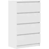 vidaXL Dressoir 60x35x98,5 cm bewerkt hout wit