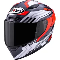 Sonstiges Track-1 Framework, integraalhelm ,Zwart/Wit/Rood ,M